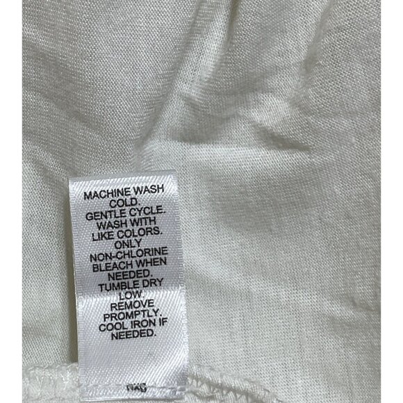 Cato Lace Overlay T-Shirt Top Cream XL Extra Large Short Sleeve - Picture 9 of 9